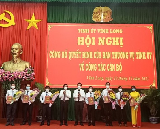 Vĩnh Long điều động, bổ nhiệm cán bộ chủ chốt