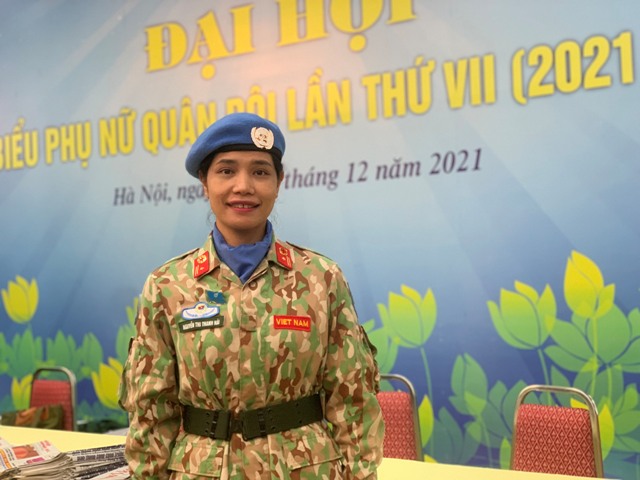 Vinh dự, tự hào khi là đại biểu Đại hội Phụ nữ Quân đội