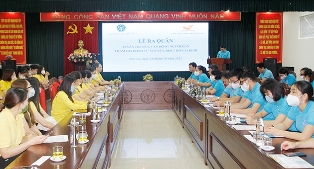 BHXH tỉnh Sơn La Phối hợp tuyên truyền, vận động người dân tham gia BHXH tự nguyện, BHYT hộ gia đình