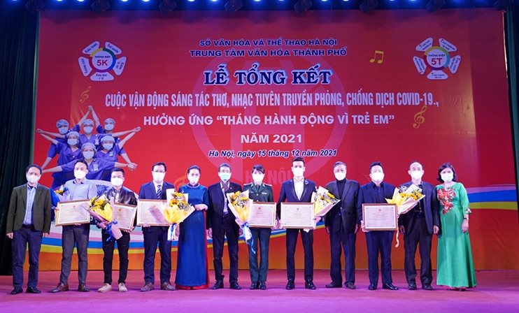 230 tác phẩm tham dự Cuộc vận động sáng tác thơ, nhạc phòng, chống dịch
