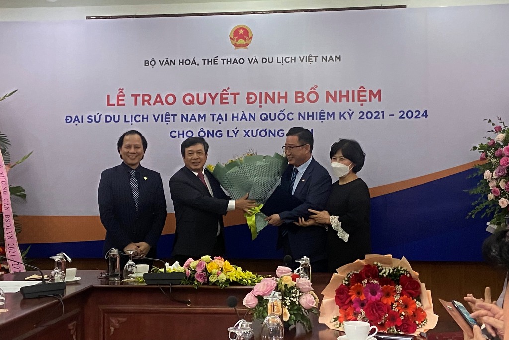 Bổ nhiệm ông Lý Xương Căn là Đại sứ du lịch Việt Nam tại Hàn Quốc