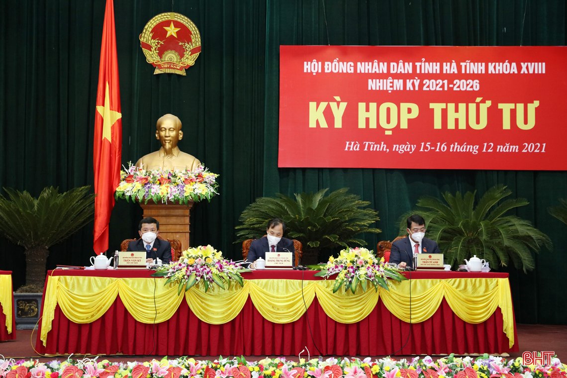 Hà Tĩnh Kỳ họp thứ 4 HĐND tỉnh thông qua nhiều quyết sách phát triển kinh tế - xã hội