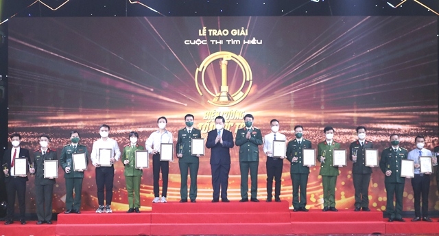 Lễ trao giải Cuộc thi trực tuyến tìm hiểu “Biên cương Tổ quốc tôi”