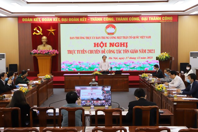 Cán bộ Mặt trận có vai trò quan trọng trong tập hợp, đoàn kết các tôn giáo