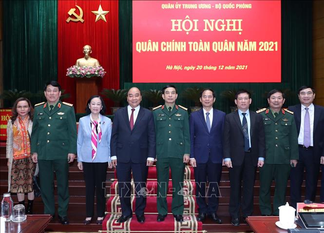 Chủ tịch nước dự Hội nghị Quân chính toàn quân