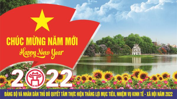 Hà Nội trang trí chào đón năm mới 2022