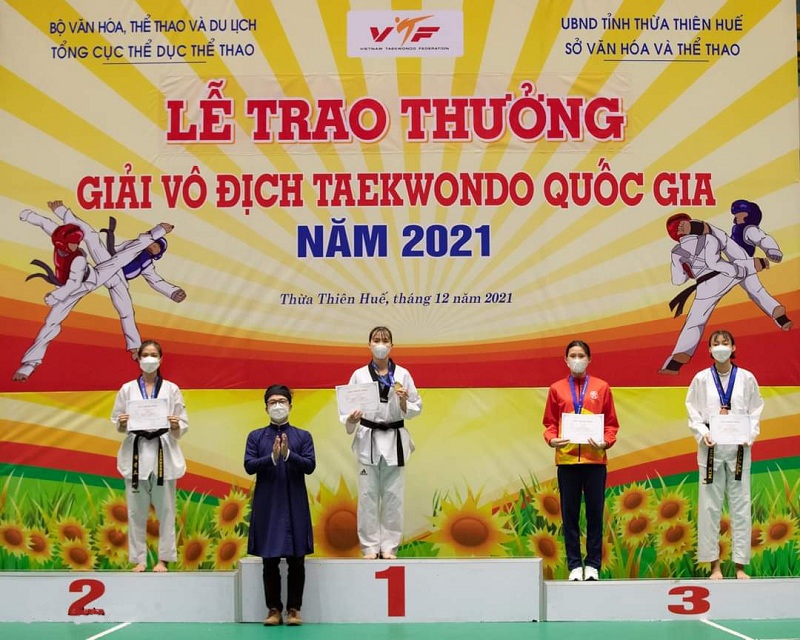 Hà Nội nhất toàn đoàn tại Giải vô địch Taekwondo quốc gia năm 2021