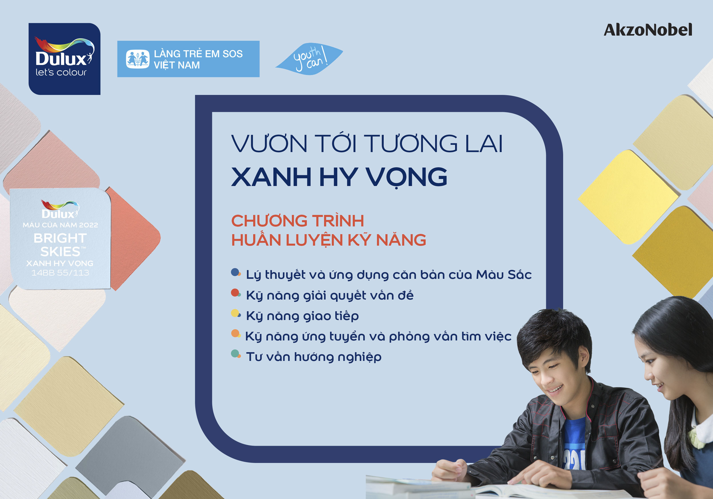 Chuẩn bị hành trang nghề nghiệp cho 200 thanh thiếu niên làng trẻ SOS