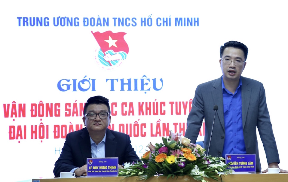 Vận động sáng tác ca khúc tuyên truyền cho Đại hội Đoàn toàn quốc lần thứ XII