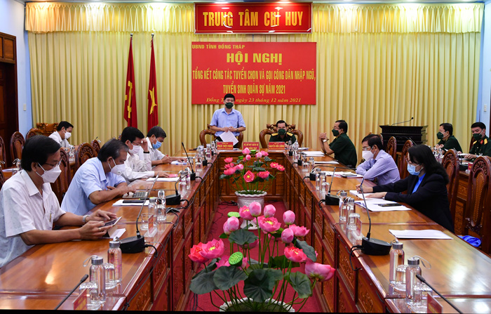 Đồng Tháp Công tác tuyển quân đạt 100 chỉ tiêu