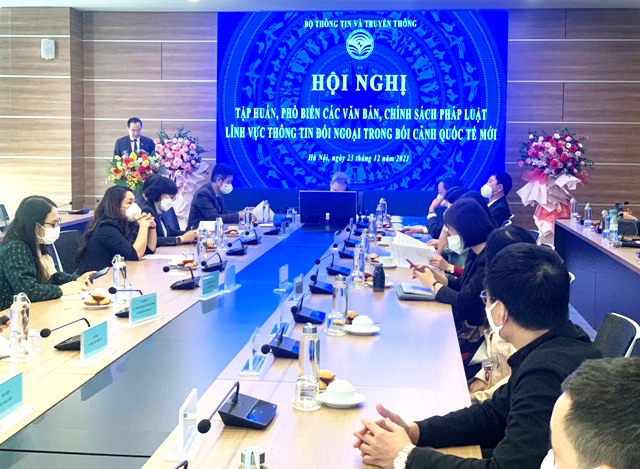 Tập huấn chính sách pháp luật trong lĩnh vực thông tin đối ngoại