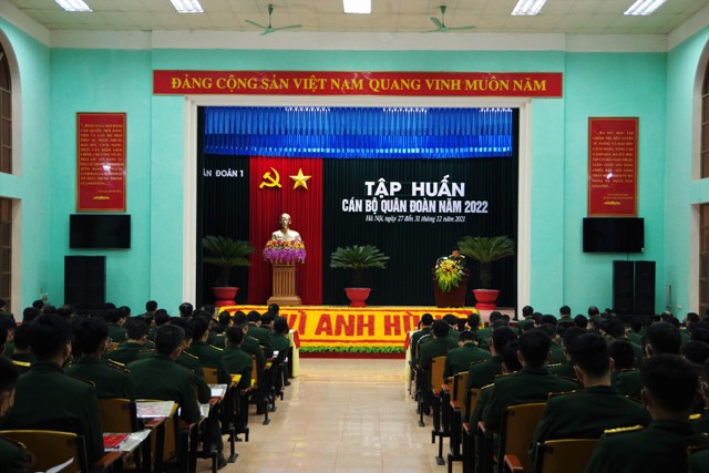 Quân đoàn 1 khai mạc tập huấn cán bộ năm 2022