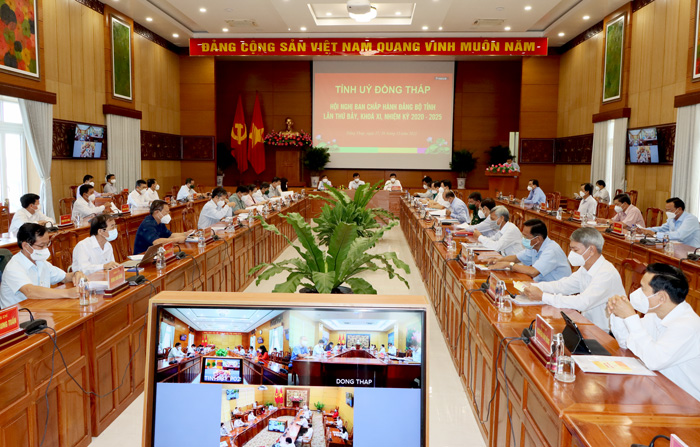 Khai mạc Hội nghị Ban Chấp hành Đảng bộ tỉnh Đồng Tháp