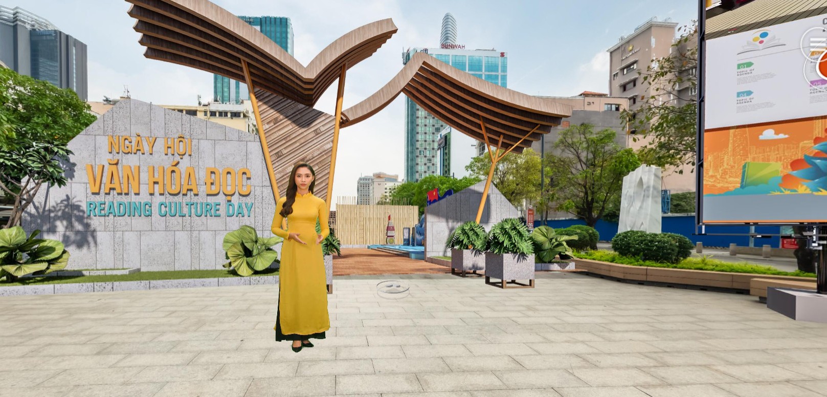 Khai mạc Ngày hội văn hóa đọc năm 2021 trên nền tảng công nghệ thực tế ảo