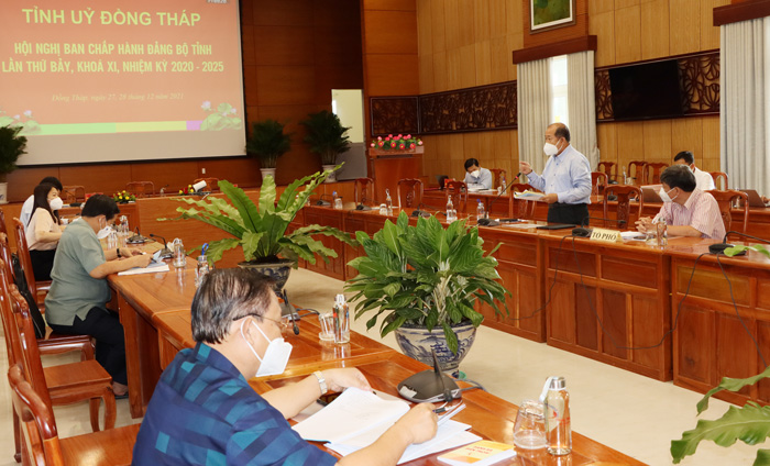 Nhiều góp ý hoàn chỉnh dự thảo Nghị quyết Ban Chấp hành Đảng bộ tỉnh Đồng Tháp