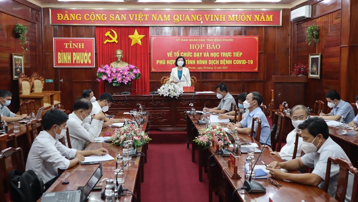 Bình Phước Học sinh khối lớp 11 và 12 học trực tiếp từ ngày 3 1 2022