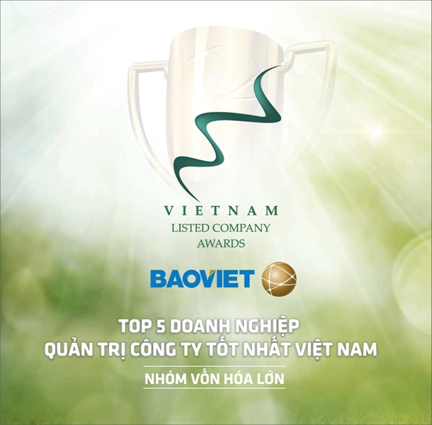 Tập đoàn Bảo Việt được vinh danh Top5 doanh nghiệp quản trị công ty tốt nhất năm 2021