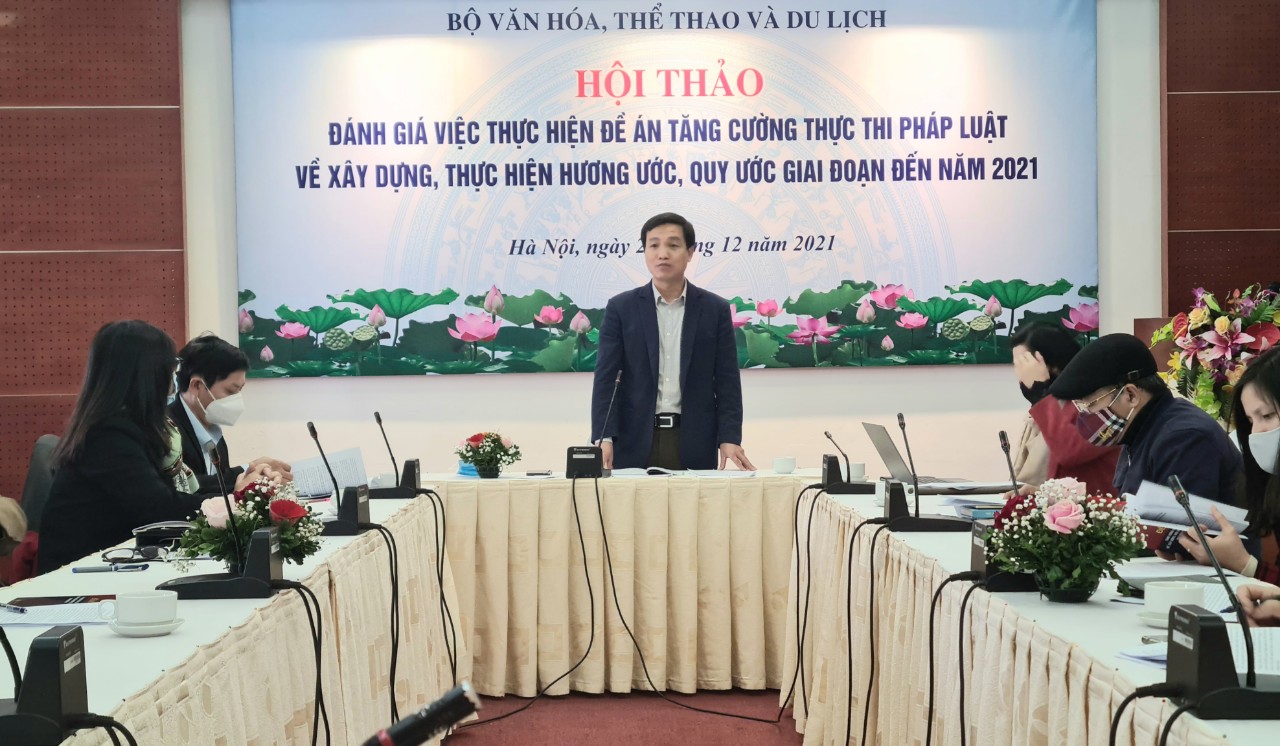 Tăng cường thực thi pháp luật về xây dựng, thực hiện hương ước, quy ước