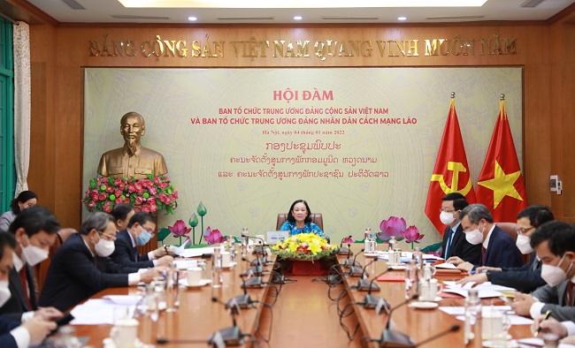 Việt Nam - Lào chia sẻ kinh nghiệm về công tác xây dựng Đảng
