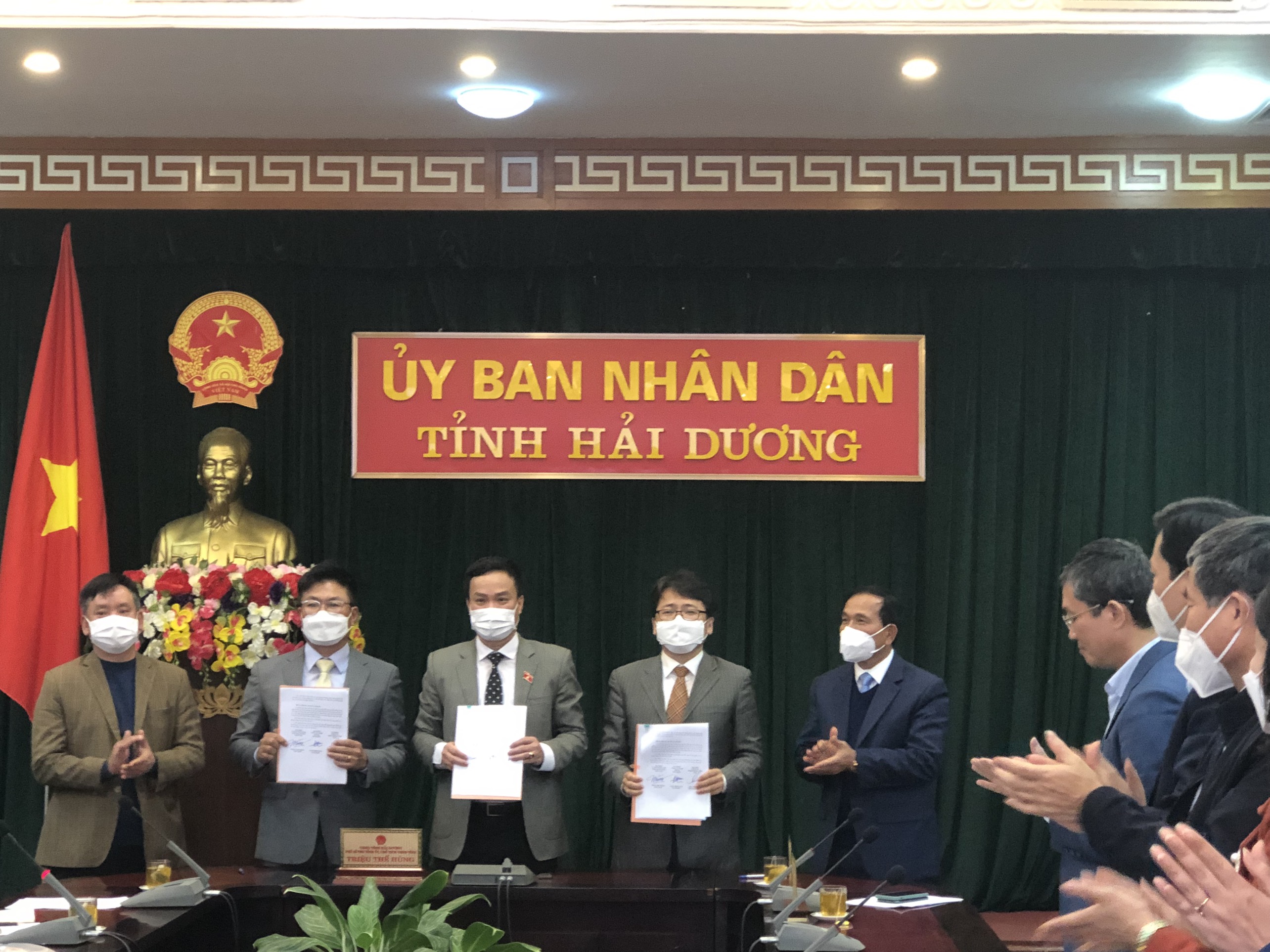 Ký kết biên bản ghi nhớ hợp tác phát triển Dự án Khu công nghiệp - Đô thị - Dịch vụ tại Hải Dương