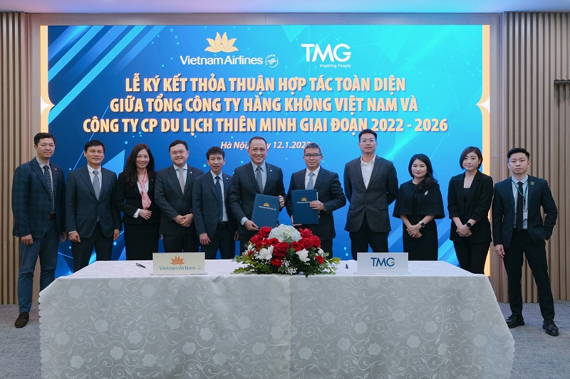Vietnam Airlines và Tập đoàn Thiên Minh trở thành đối tác toàn diện
