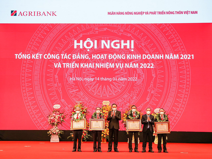 Agribank tổng kết công tác Đảng, hoạt động kinh doanh năm 2021