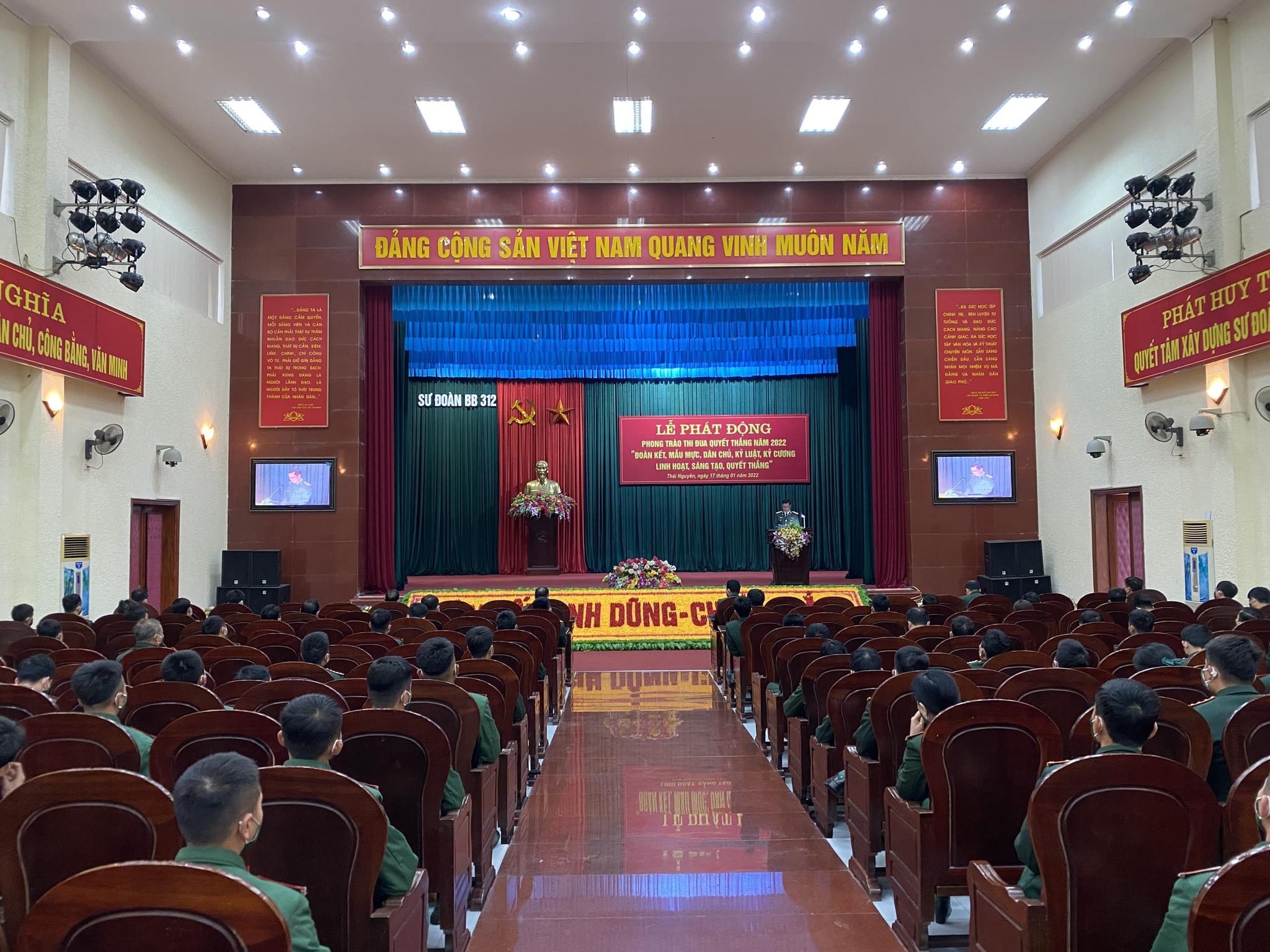 Sư đoàn 312 phát động phong trào thi đua Quyết thắng năm 2022