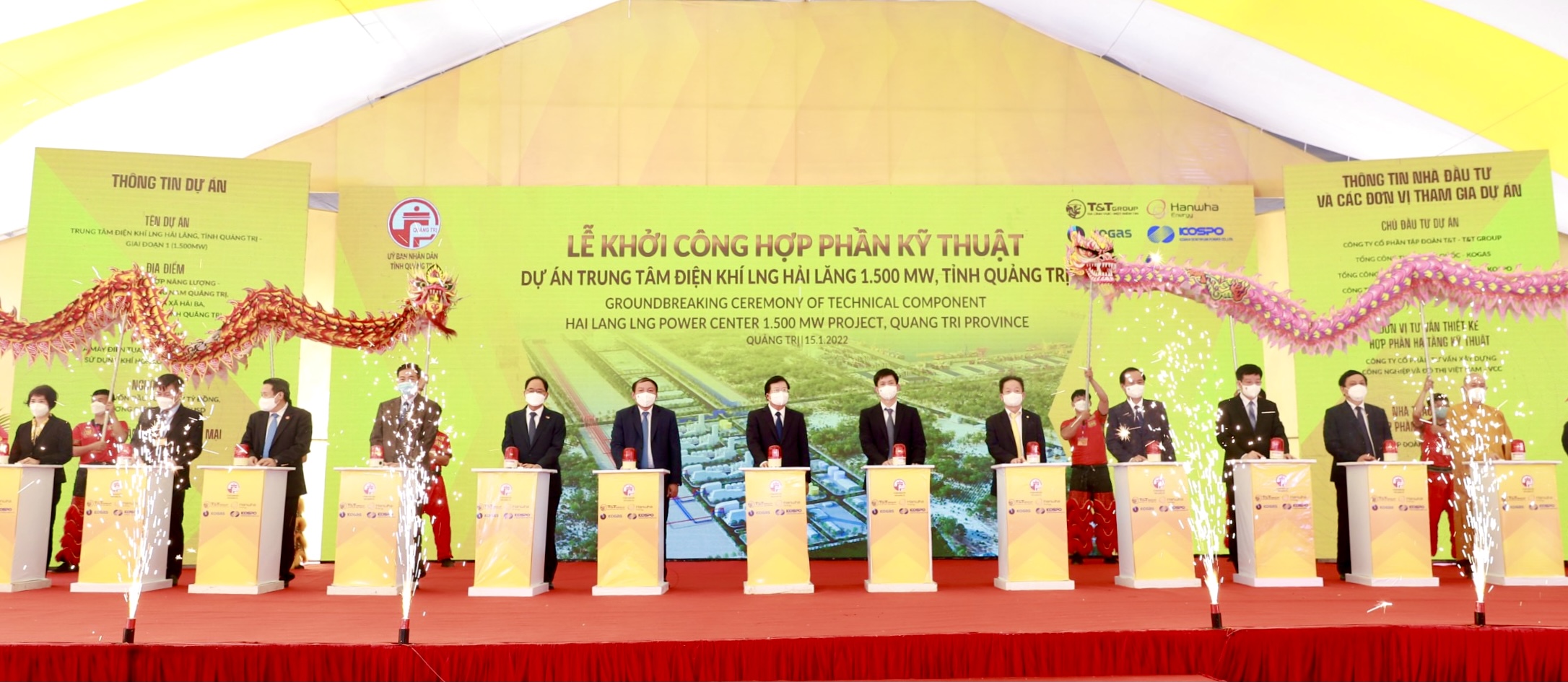 T T Group và đối tác Hàn Quốc khởi công dự án điện khí 2,3 tỷ USD tại Quảng Trị