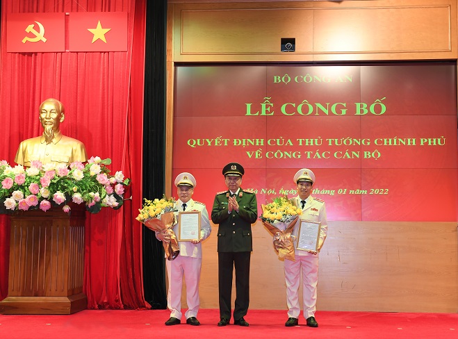 Bộ Công an có thêm 2 Thứ trưởng