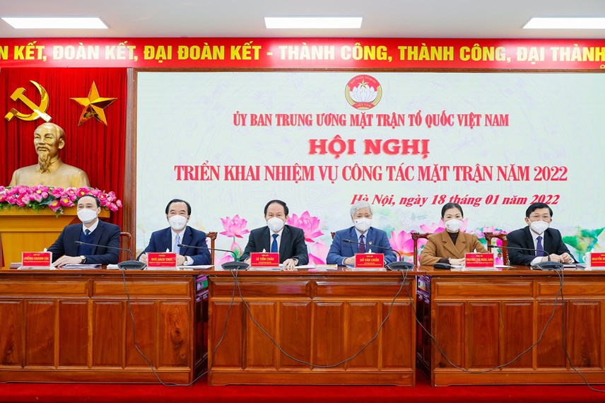 Phát huy tinh thần đoàn kết, sáng tạo để hoàn thành xuất sắc công tác Mặt trận năm 2022