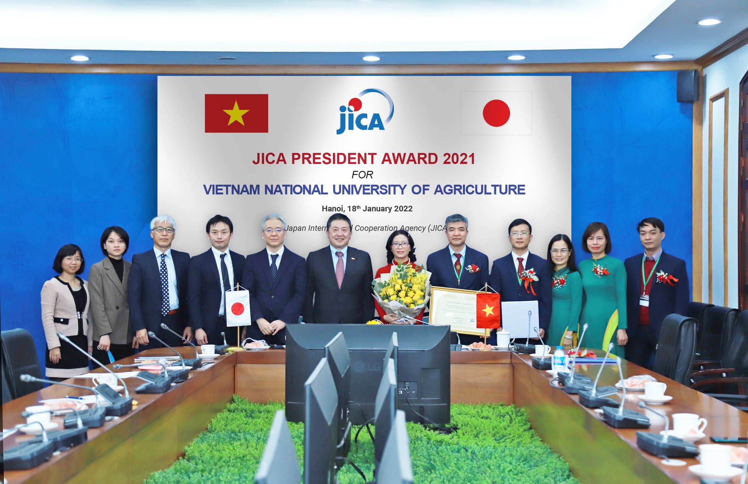 Trao Giải thưởng Chủ tịch JICA cho 4 tổ chức của Việt Nam