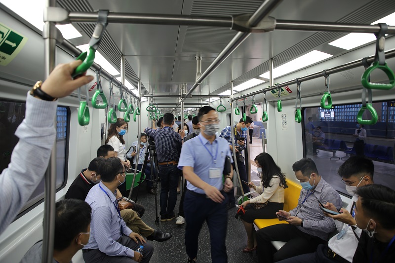 Tàu điện Cát Linh – Hà Đông giãn tuyến dịp Tết Nguyên đán 2022