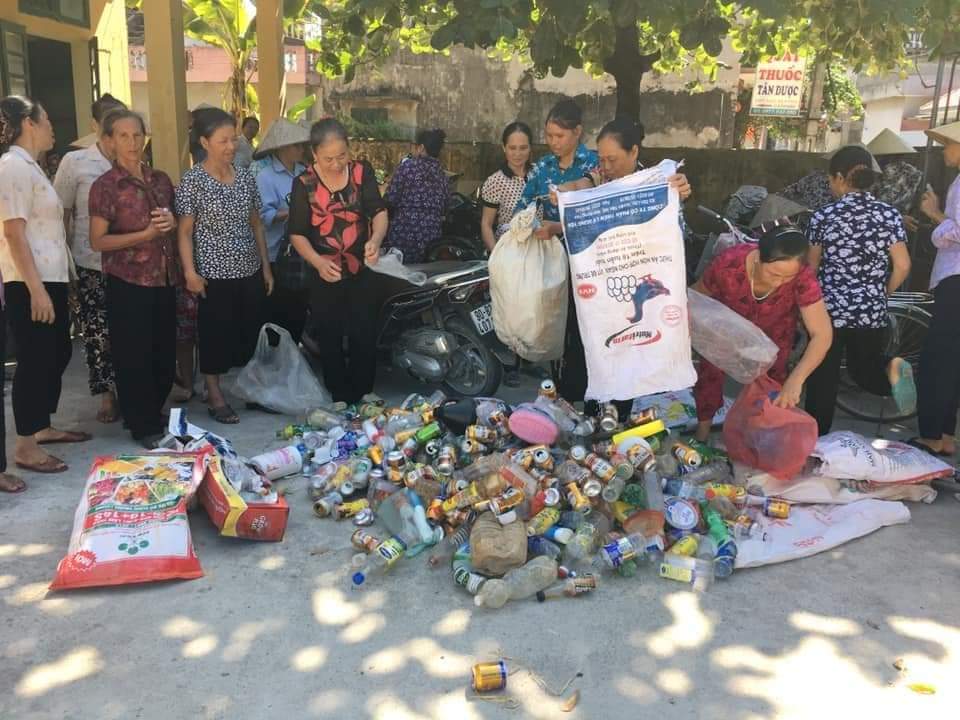 Hiệu quả mô hình tiết kiệm từ thu gom phế liệu của Hội LHPN Kim Bảng