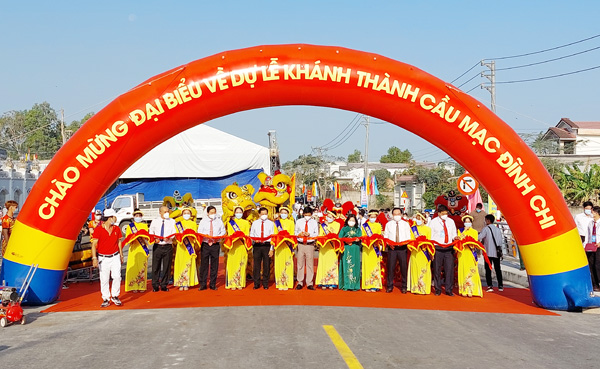 Sóc Trăng khánh thành và khởi công một số dự án giao thông quan trọng