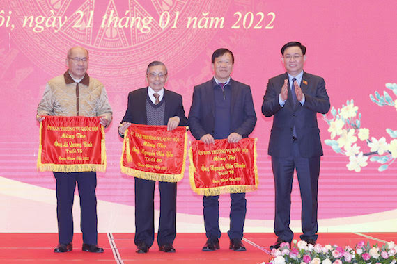 Chủ tịch Quốc hội gặp mặt nguyên lãnh đạo Quốc hội, nguyên Ủy viên UBTVQH