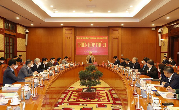 Năm 2021 Công tác phòng, chống tham nhũng, tiêu cực đạt nhiều kết quả rõ rệt