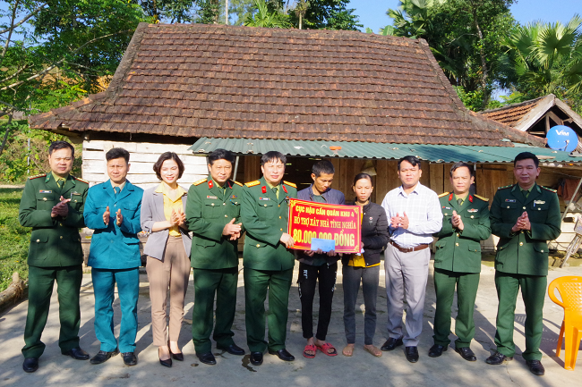 Cục hậu cần Hỗ trợ 80 triệu đồng xây dựng nhà tình nghĩa