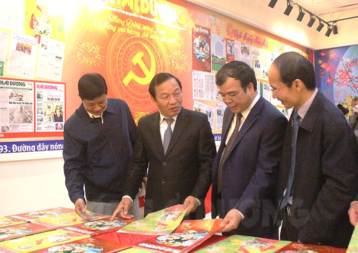Hải Dương khai mạc triển lãm mừng Đảng, mừng xuân và Hội báo xuân Nhâm Dần 2022