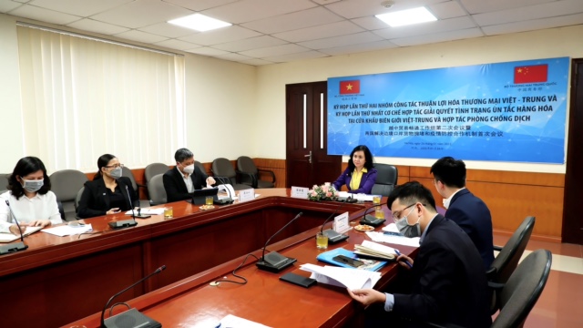 Kỳ họp lần thứ 2 Nhóm công tác thuận lợi hóa thương mại Việt – Trung và Kỳ họp lần thứ nhất