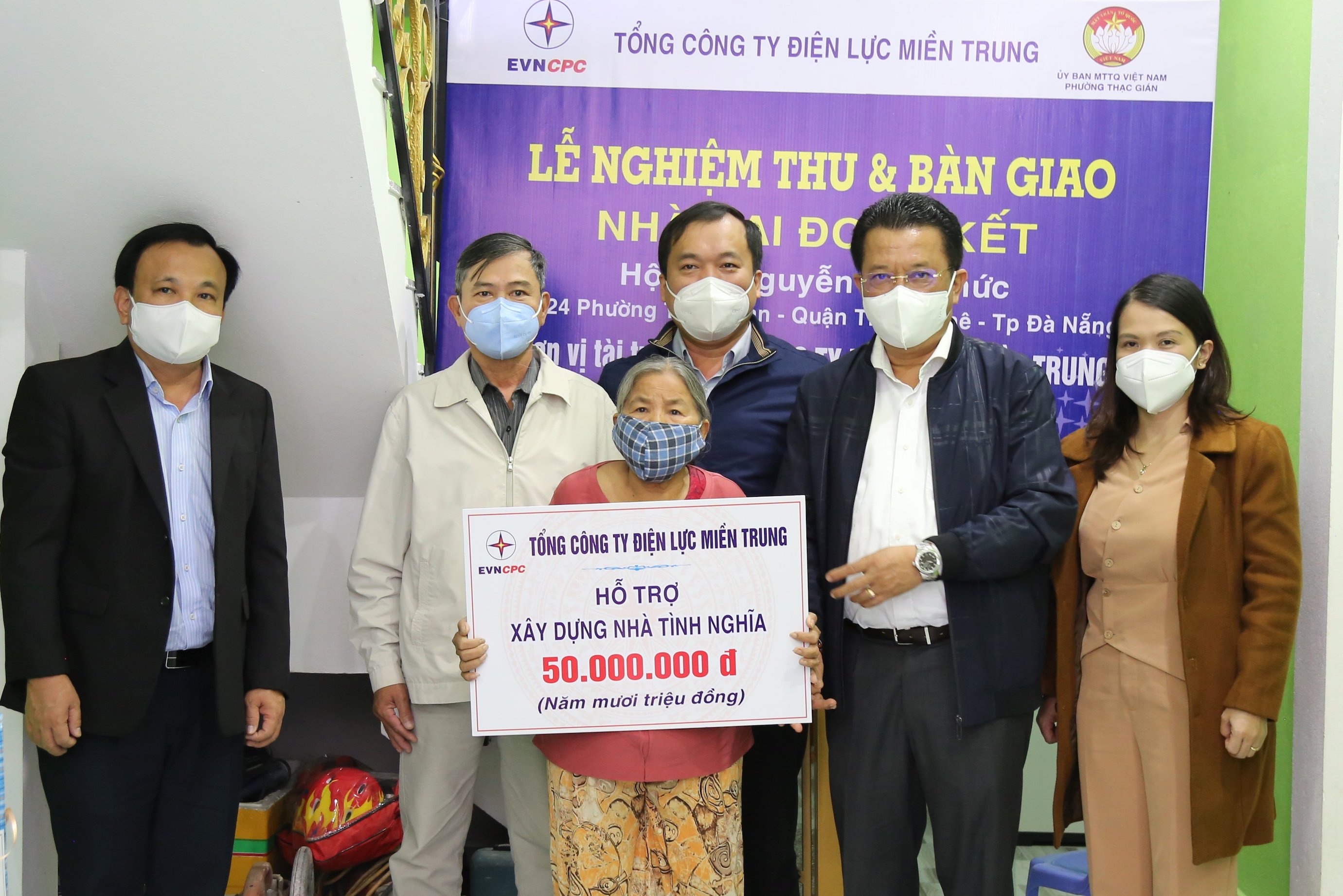 Điện lực miền Trung hỗ trợ xây dựng 70 căn nhà tình nghĩa