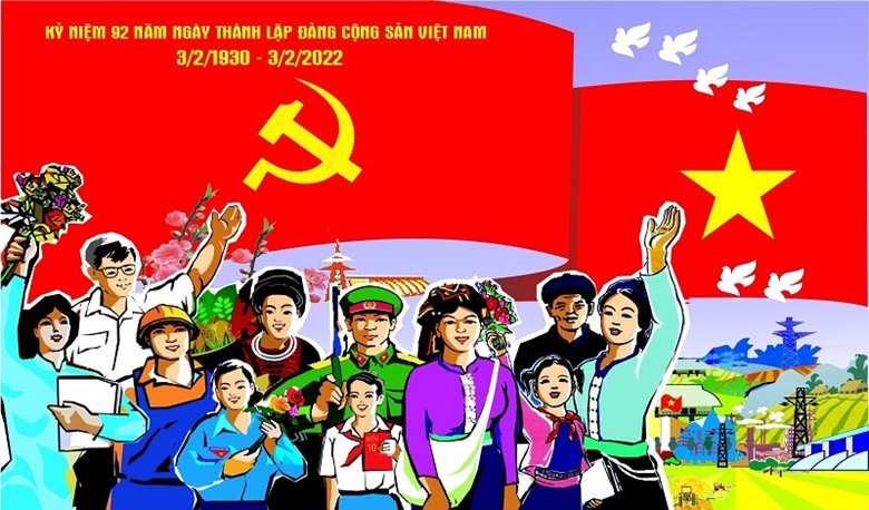 Điện mừng kỷ niệm 92 năm thành lập Đảng Cộng sản Việt Nam