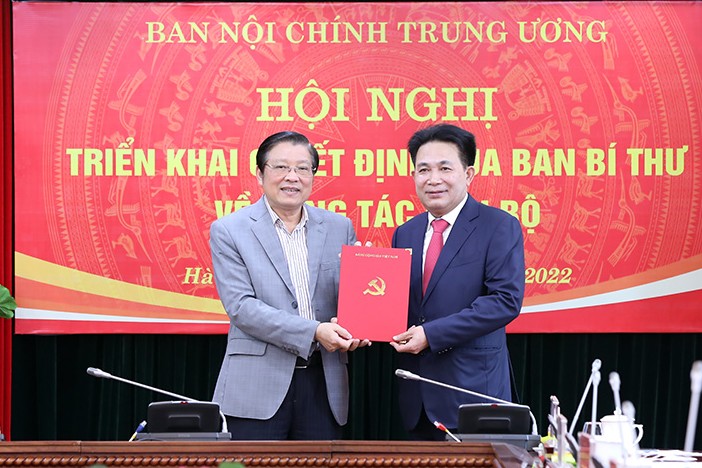 Đồng chí Nguyễn Văn Yên giữ chức Phó Trưởng Ban Nội chính Trung ương