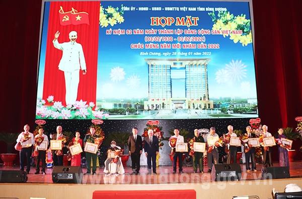 Bình Dương tổ chức Lễ kỷ niệm 92 năm Ngày thành lập Đảng Cộng sản Việt Nam