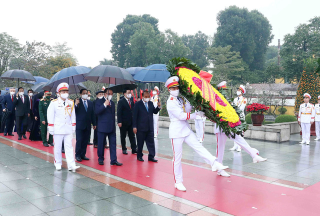 Lãnh đạo Đảng, Nhà nước vào Lăng viếng Chủ tịch Hồ Chí Minh