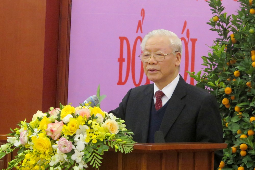 Tổng Bí thư chúc Tết các đồng chí lãnh đạo, nguyên lãnh đạo Đảng, Nhà nước