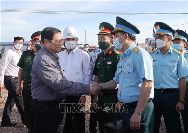 Thủ tướng Phạm Minh Chính thăm, kiểm tra dự án và công trình sân bay Long Thành