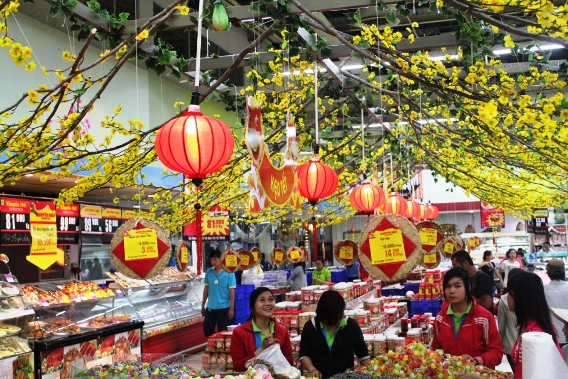 Nguồn cung thị trường Tết dồi dào giá cả ổn định
