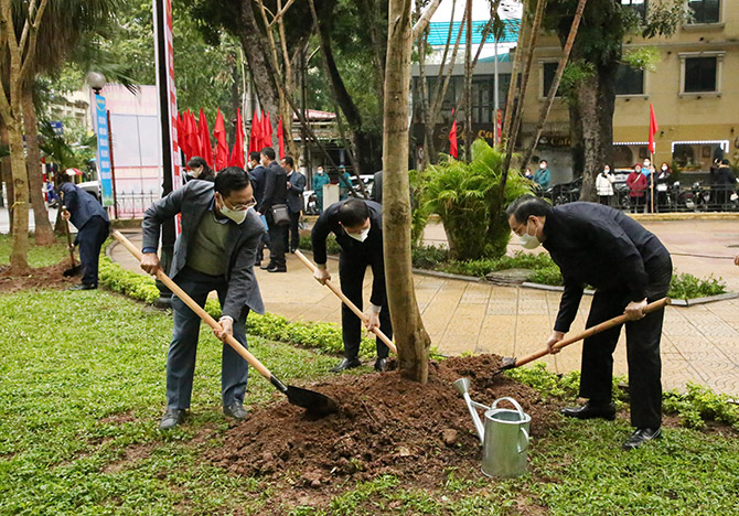 Hà Nội Nhiều hoạt động hưởng ứng “Tết trồng cây đời đời nhớ ơn Bác Hồ”