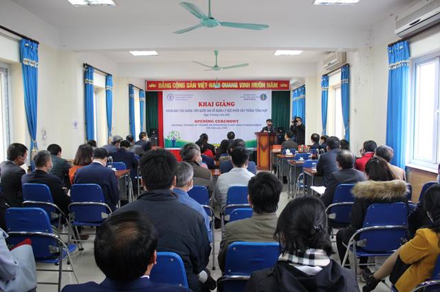 Khai giảng lớp đào tạo giảng viên Quản lý sức khỏe cây trồng tổng hợp cho các tỉnh phía Bắc