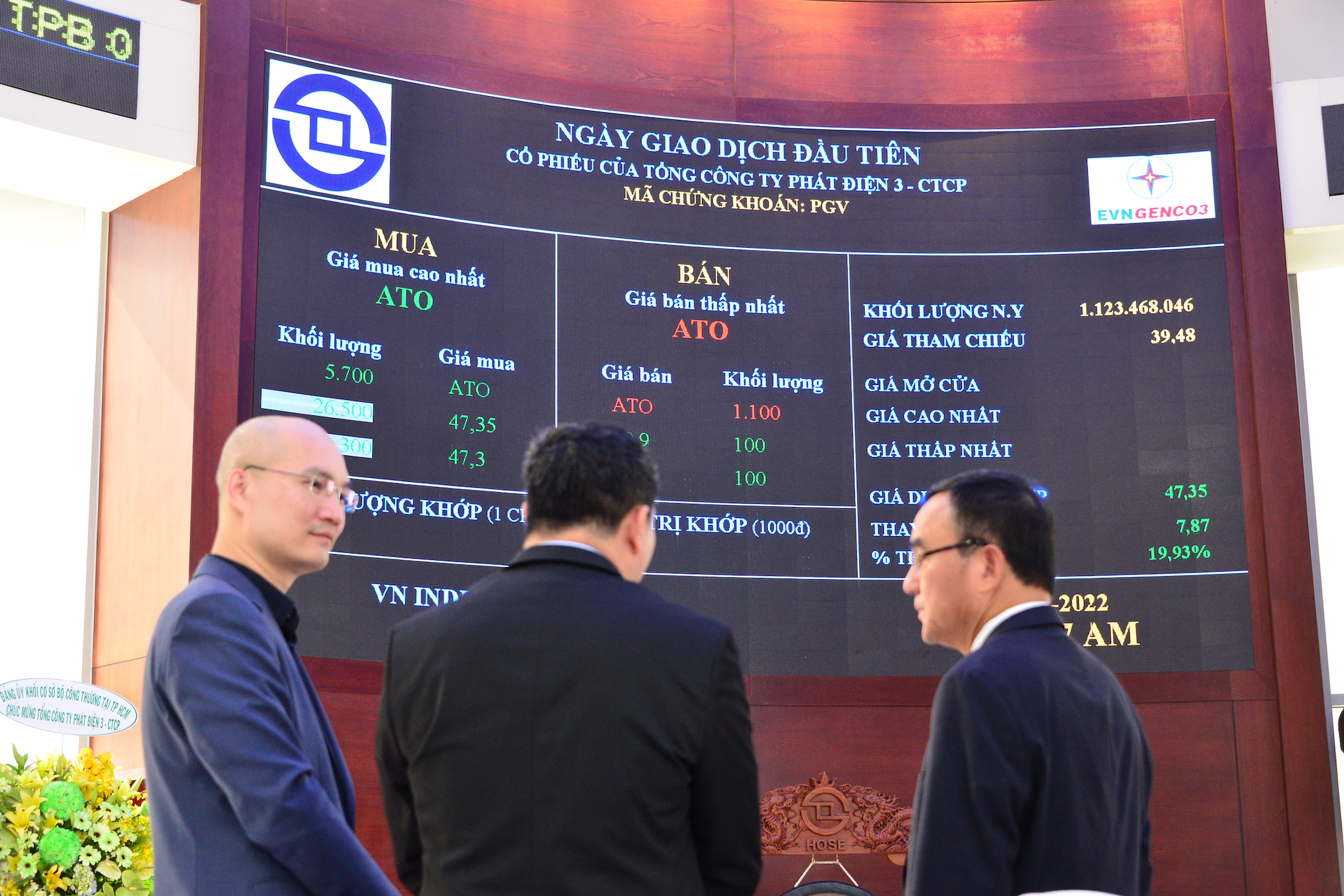 Tổng Công ty Phát điện 3 - CTCP chính thức lên sàn HOSE